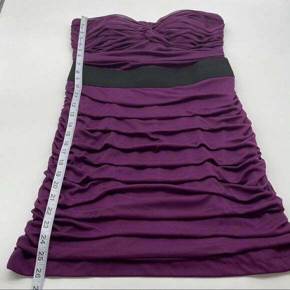 Alyn Paige Strapless Ruched Bodycon Dress Sz 11/12 - Picture 12 of 16